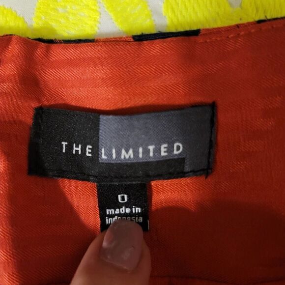 The Limited Coral Cheetah Print Pencil Skirt Sz 0 - Picture 3 of 3